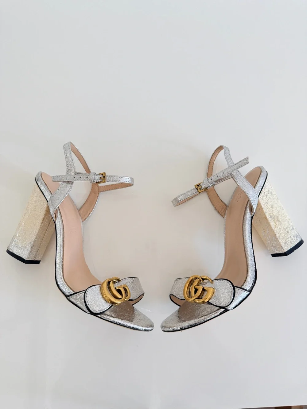 Gucci shimmering silver